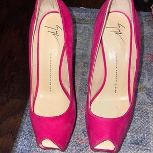 Giuseppe Zanotti Sharon Peep Toe Pumps